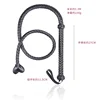 PU Leather Horse Whip With Lashing Handle Paddle Scattered Whip for Horse Training Crop Whip 1.3M new 5