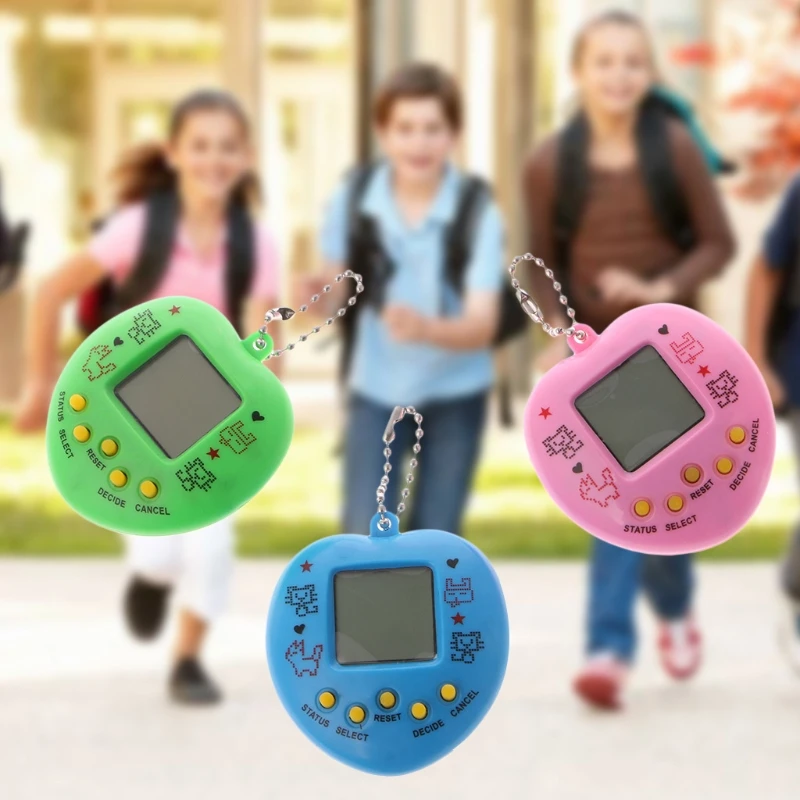 Retro Handheld Electronic Game Machine Virtual Electronic Digital Pet