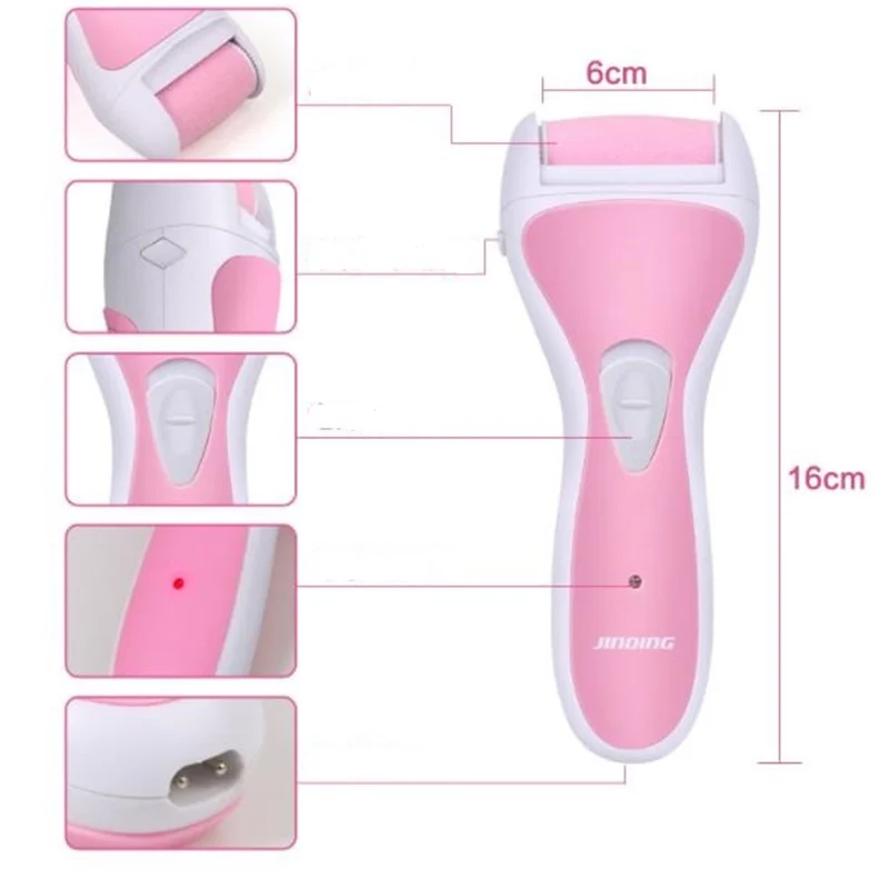 Electric Foot File Pedicure Heel Dead Hard Skin Remover Smoothly Feet Rasp Roller Grinding Machine Callus Remove Grinder Clean 3