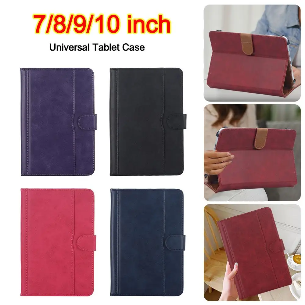 Universal Shockproof Anti-Scratch Tablet Stand Cover with Multi-Angle Viewing, Fits 7-10 Inch Tablets