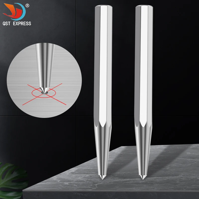 Octagonal Center Punch Locator Fitter Chisel Metal Drilling Mark Cone Punch High Hardness 1PC