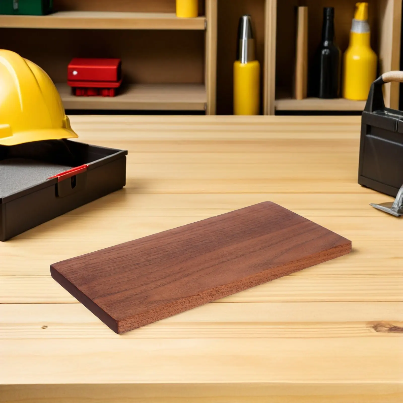 블랙 월넛 목재 판재, 미완성 원목 시트, 천연 질감, 공예용 목재 블록, 목공 DIY 프로젝트용