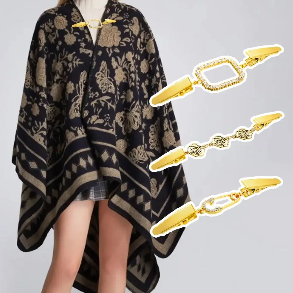 Alloy Cardigan Clip Buckle for Women Sweater Shawl