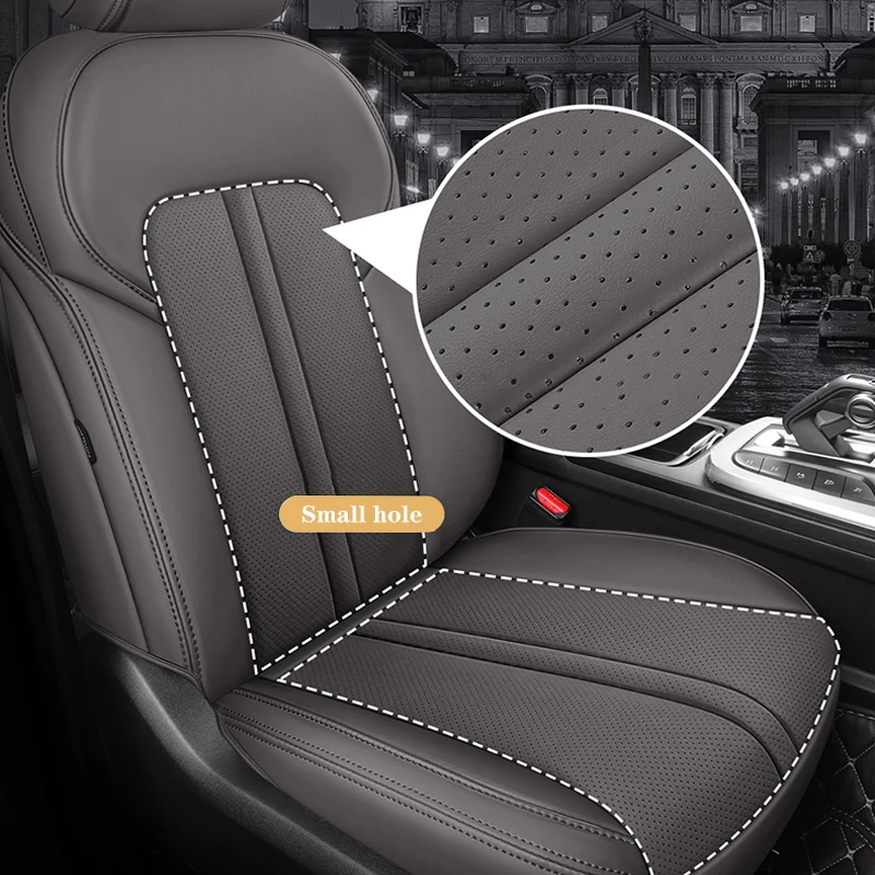 Sitzbezüge Schonbezüge für Audi A4 Avant(B9) schwarz-grau V17