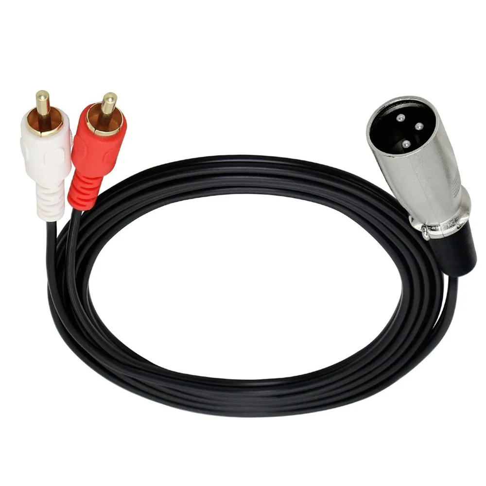 RCA ̺  ̺ 2RCA-XLR Canon Male 0.3/1.5/3m, ũ Ŀ  ܼ  XLR ̺ Ŀ