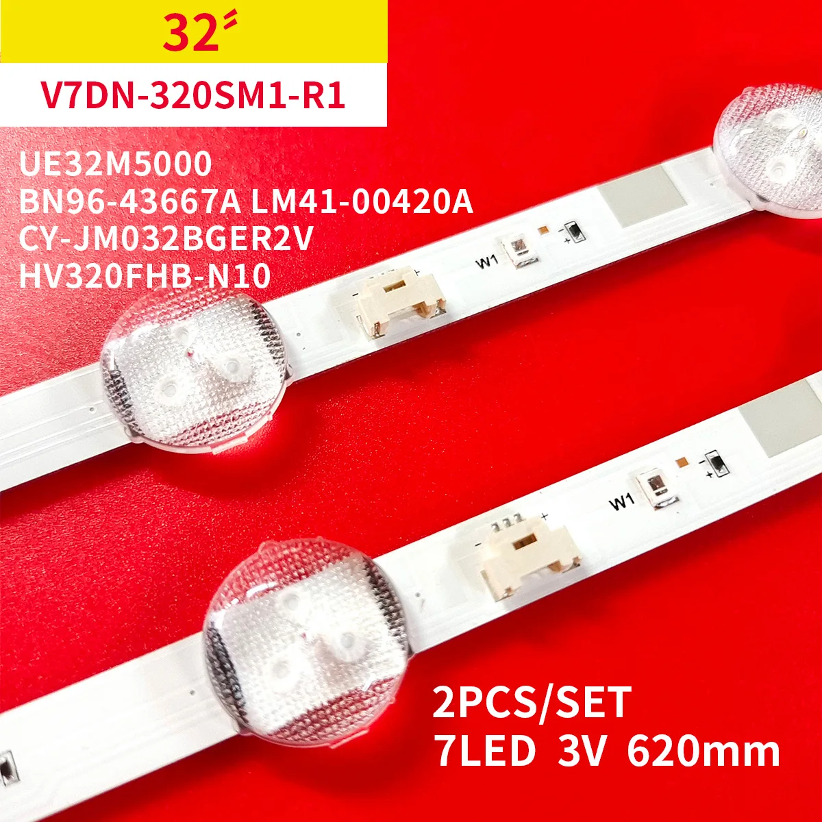 20Pcs 10set LED Backlight Strip for Samsung 32