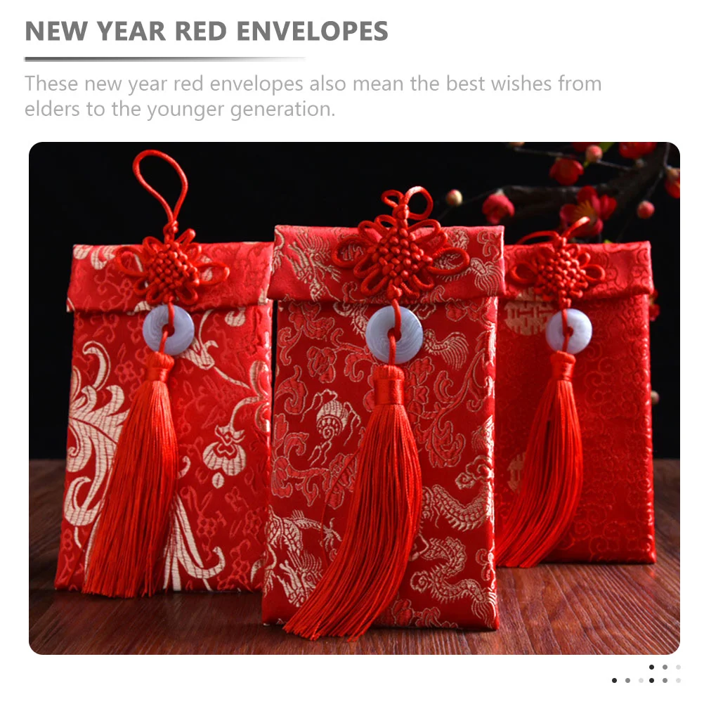 Рисунок 4 - Подарочные красные конверты-конверты из парчи