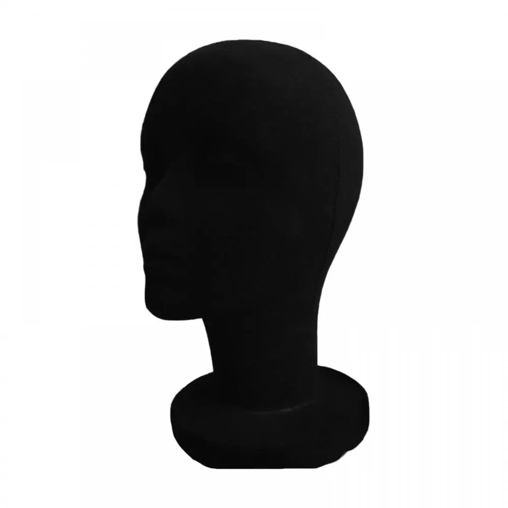 Flocking Foam Mannequin Head Model Wig Hair Glasses Hats Fashion Display Tool Sponge Cap Display Stand Holder Stand