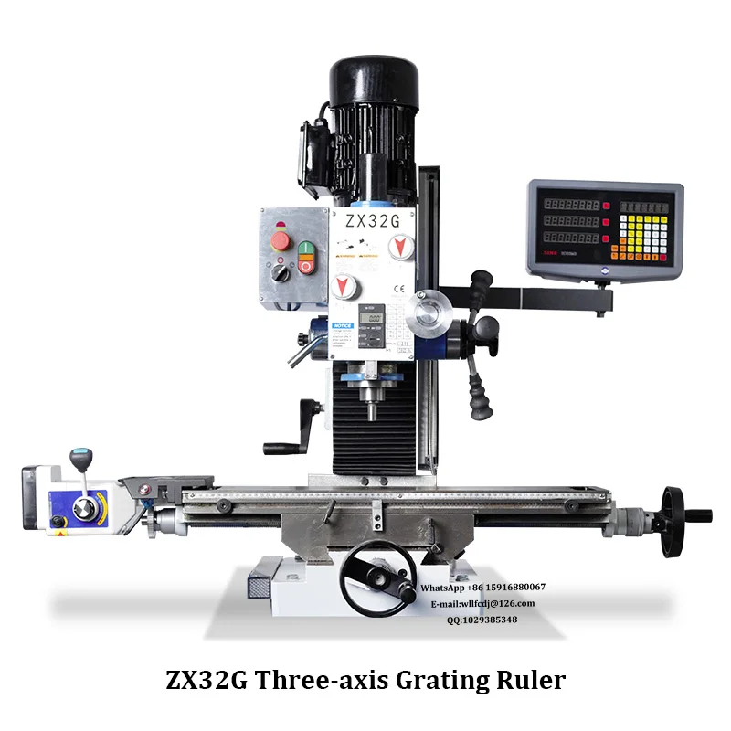 ZX32G Bench Drilling and Milling Machine Metal Processing