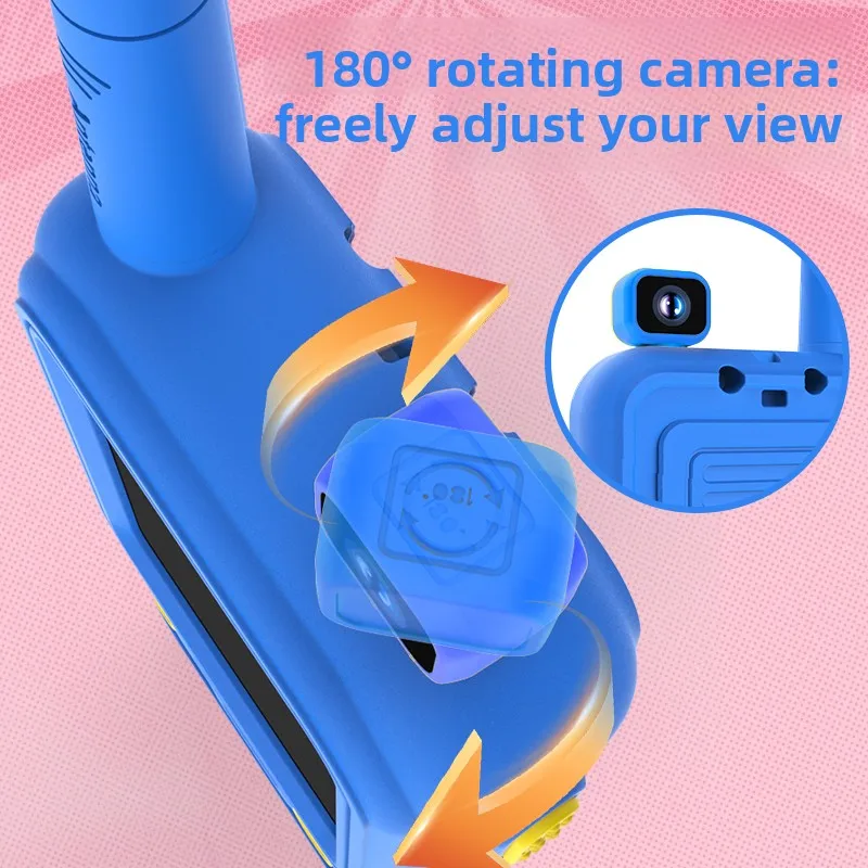 Rotate Camera Kids' Electronic Toys Walki Takie Walkkies Talkies for Children Walkie Talkie Novelty Toy Walkie-talkie Children's - 3