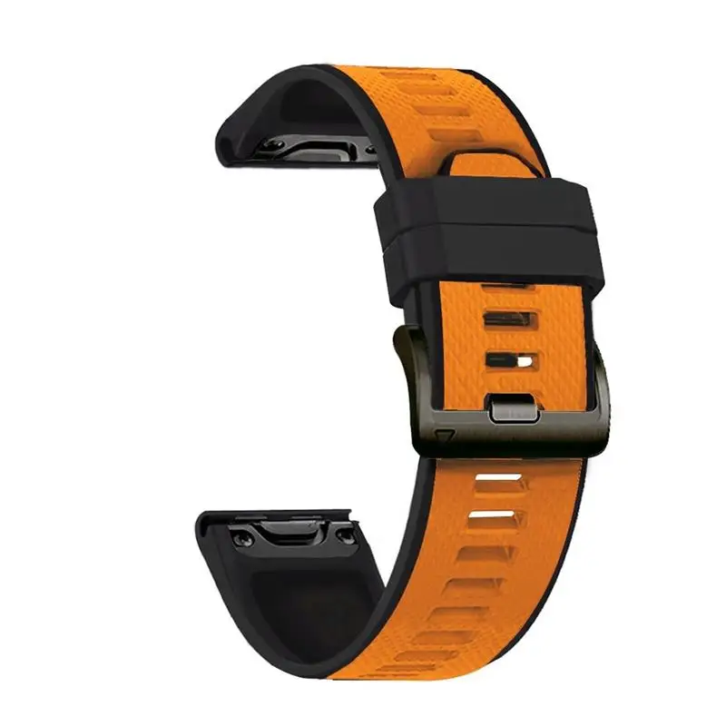 

HAODEE 22 26MM Soft Silicone Sport Strap For Fenix 6 6X Pro Watchband Quick Release For Garmin Fenix 5 5X Plus 3 HR D2 MK2 935