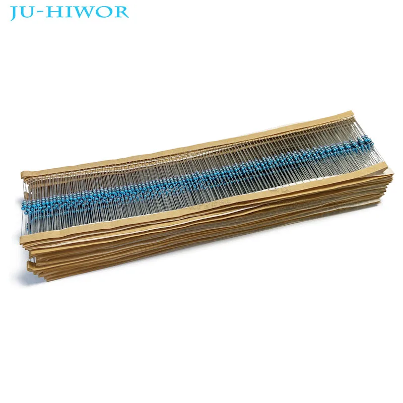 1/4W 0.25W 1% Metal Film Resistor 0.25W 0.1 0.15 1.5 12 33 47 68 100 150 240 560 1K 3.3K 8.2K 10K 100K 680K 1M 10M Ohm 100pcs