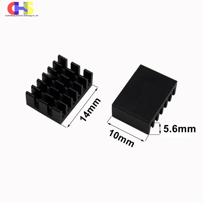 10-Pack Aluminum Heatsink Radiators for Enhanced Heat Dissipation