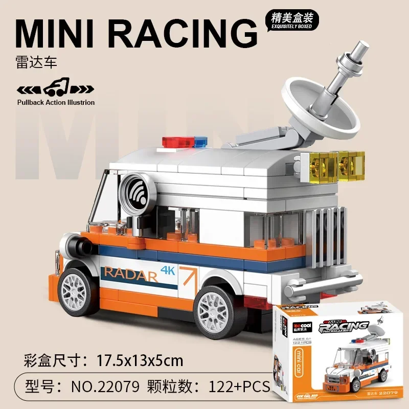 Racing Car & Vehicle Building Block Set