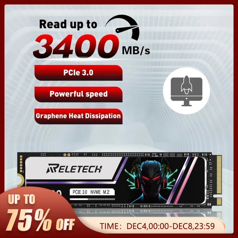  Reletech P600 M2 SSD NVMe 1TB 2TB 512G SSD M.2 2280 PCIe Gen3.0x4 Internal Solid State Drive Hard Disk For Laptop Desktop 