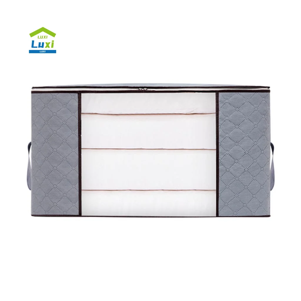 

Мешки для хранения с двойной молнией, большой прозрачный органайзер для хранения с прозрачными окнами и переносными ручками, вакуумные мешки для хранения, дорожные аксессуары