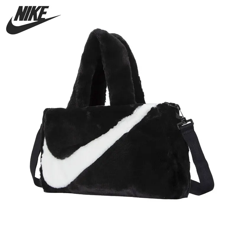 Original NIKE W NSW FX FUR TOTE Unisex Handbags Sports Bags