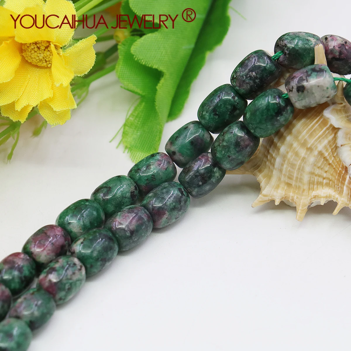 

9x11mm Natural Multicolor Epidote Gemstone Jade Loose Beads Diy Stones,Women Men Necklaces/bracelets,Jewelry Making Supplies