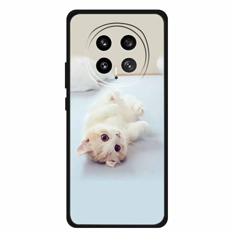 Shockproof Black Silicone Phone Case - Soft and Durable Back Cover