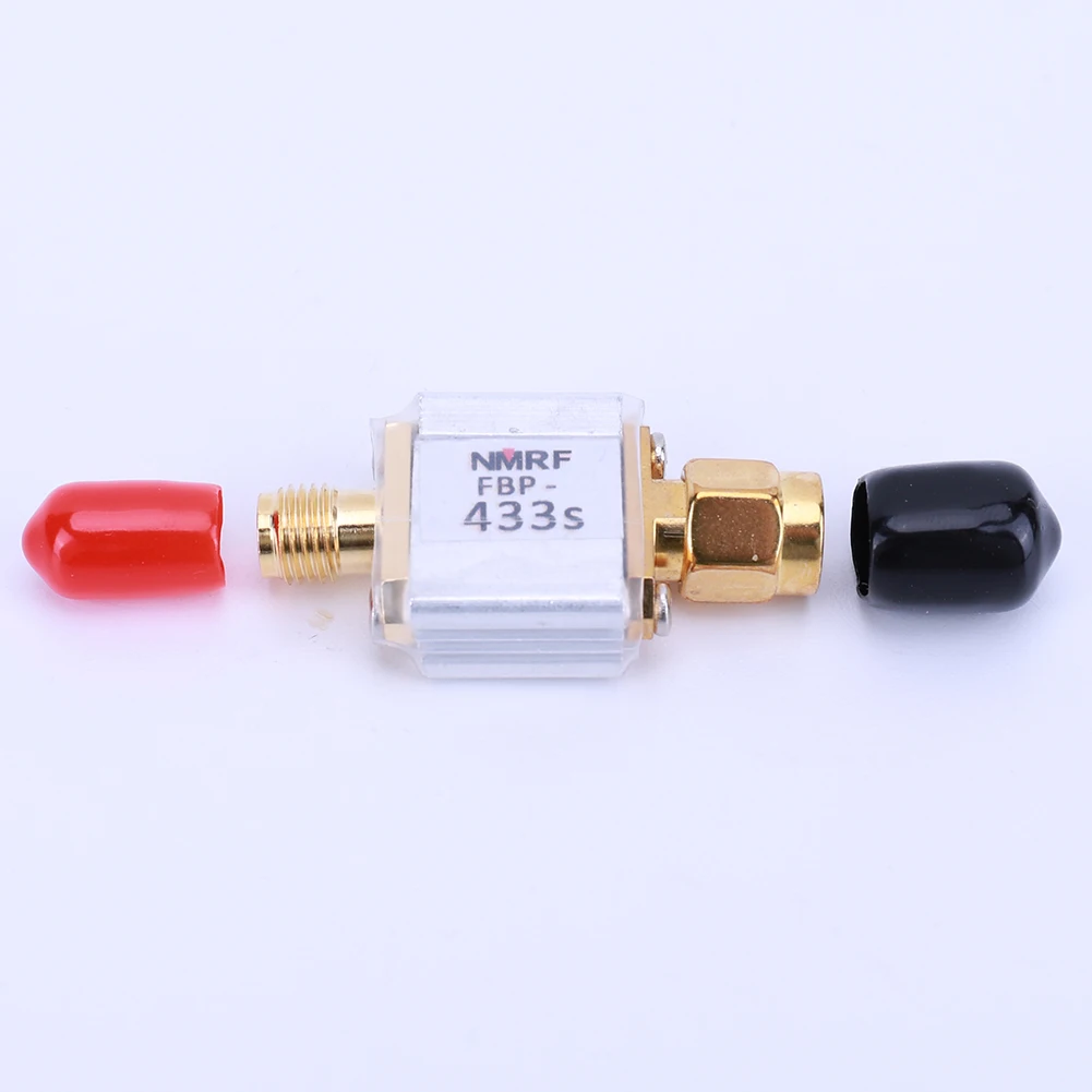 FBP-433s 대역 통과 필터 SMA M F 인터페이스 433MHz, 소음 감소, 항공기 UAV용 알루미늄 케이싱 대역폭 20MHz