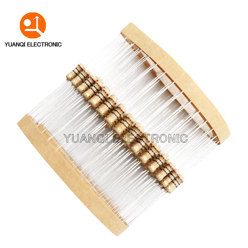 Carbon Film Resistor 100pcs 1/2W Carbon Film Resistor 5% 0R-10M 10R 100R 240R 470R 1K 4.7K 6.8K 7.5K 10K 15K 47K 100K 1M 10 12 100 430 470 ohm 0.5W