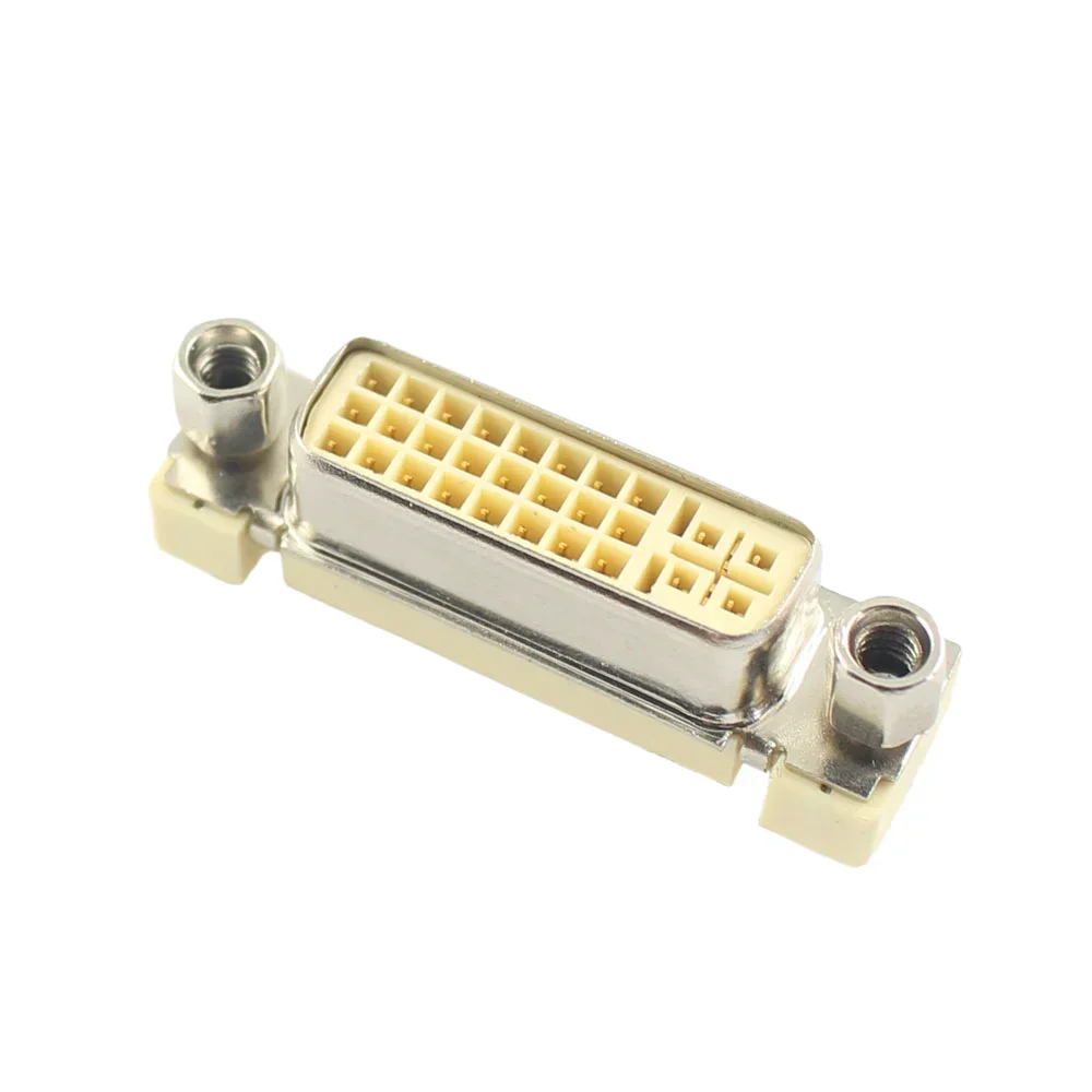 DVI 24+5 Pin Female Straight Solder 180 Degree PCB Mount Type Jack Socket Connector Adapter 1