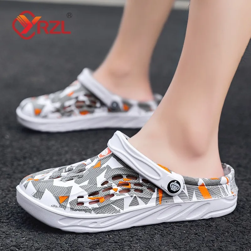 YRZL Clogs for Men Lightweight EVA Hole Garden Shoes Women Beach Sandals Home Oudoor Slippers Comfortable Couples Casual Slides