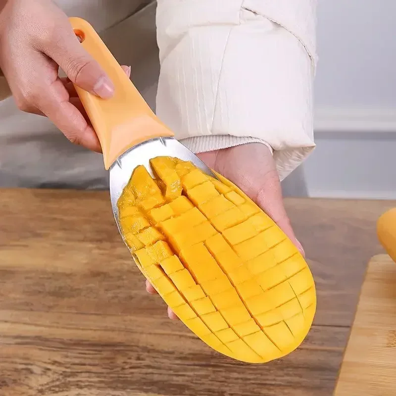 Mango Knife Cutting Granule Tool Multi-function Peeling Mango Peeling Separator Knife Digging Spoon Gadget