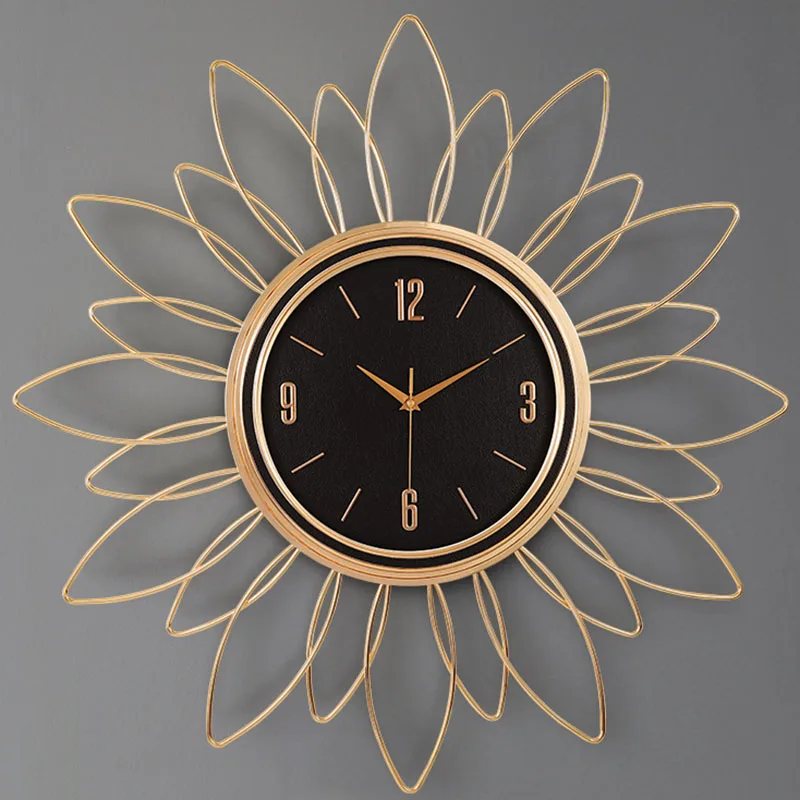 Living Room Wall Clocks Digital Modern Metal Minimalist Wall Clocks Battery  Operated Mecanismo Reloj Pared Decor Living Room - AliExpress