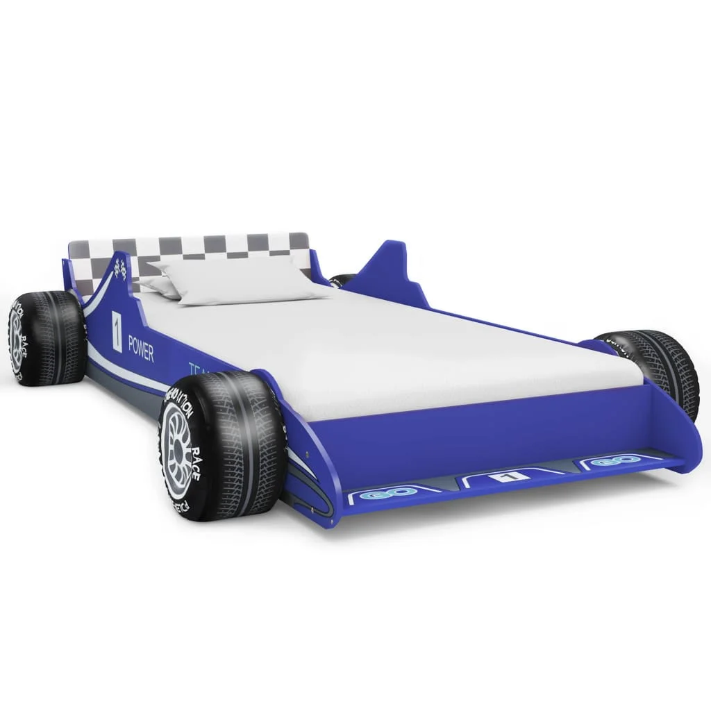 onderwerpen gevangenis Afleiding Children's Racing Car Bed 90 X 200 Cm Blue - Children Beds - AliExpress