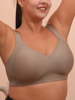 Soutien-gorge de couchage à gros seins pour femmes 6XL sans jantes en acier rassemblées sans cicatrices gilet grande taille exercice de yoga soutien-gorge anti-affaissement 1