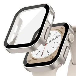 Waterproof Screen Protector and Protective Bumper Case for Series 6 5 4 SE 40MM (Matte starlight 01)