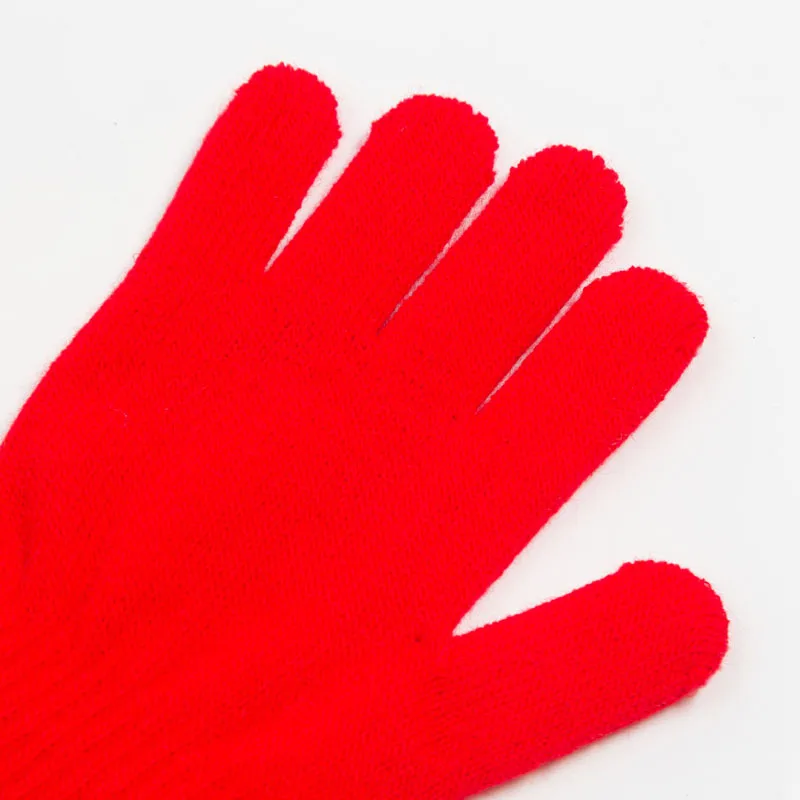 For 1-3 Years Unisex Children Boys Girls Winter Keep Warm Thick Gloves Kids Mitten Full Finger Wrist Gloves 4