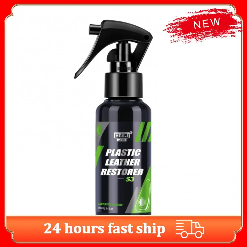

50ml/100ml Liquid Leather Plastic Renovator Refreshing Foam Cleaner Spray Refurbishment Paste Plating Agent For Auto Car Wash