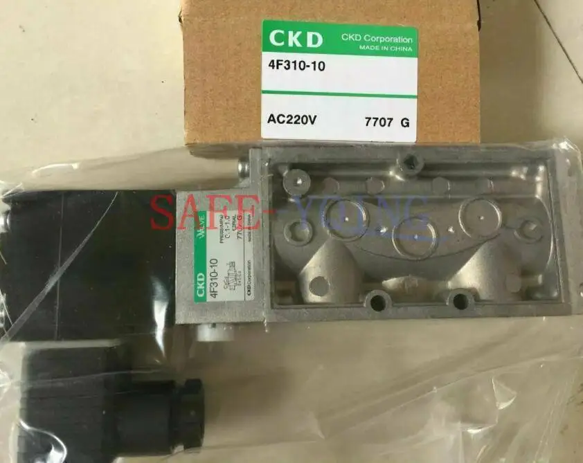 

Один новый Соленоидный клапан CKD 4F310-10 AC220V