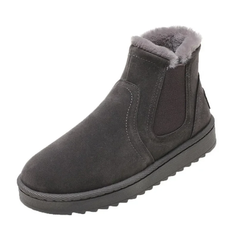 2023 New Winter Snow Boots Women's Plush and Thick Insulation Boots Large Men's and Women's Winter High Top Cotton Boots