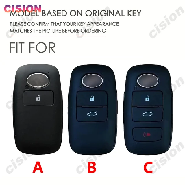 Carbon Fiber Remote Auto Key Fob Abdeckung Fall Shell Halter Protector Für  Toyota Yaris Ativ Raize Veloz Avanza Rausch Perodua daihatsu - AliExpress