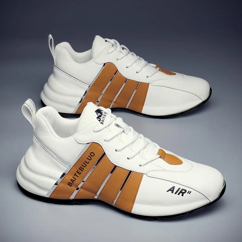 Men Fashion Casual Shoes Mens Outdoor Breathable Sneakers Antislip Wear-resisting Lightweight Comfortable Lace Up Sports Shoes