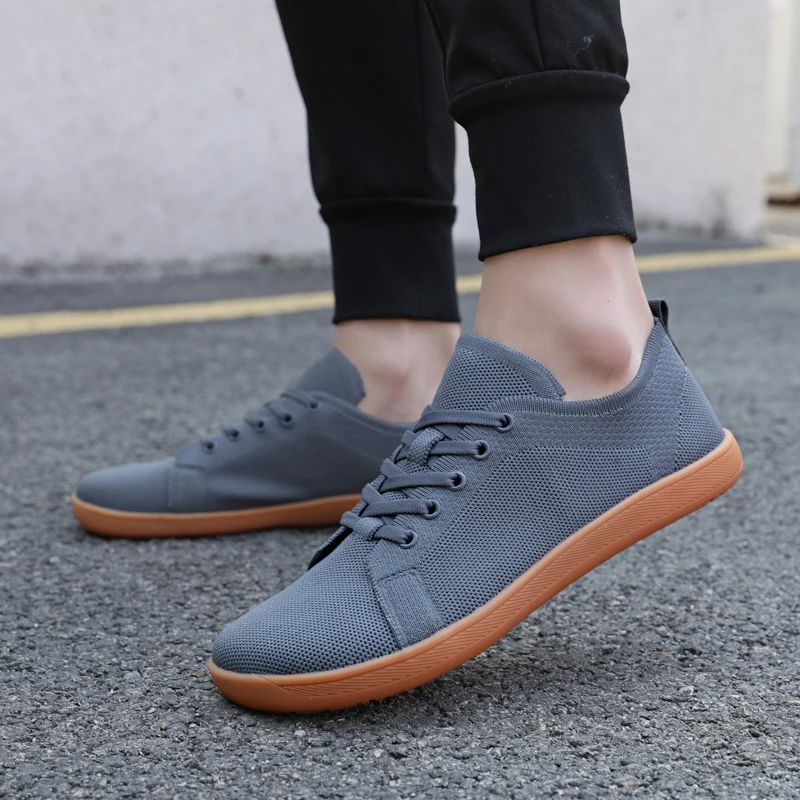 Men's and Women's Bowling Shoes Wide Palm Barefoot Fitness Shoes Couple Leisure Sports Walking Outdoor Bicycle