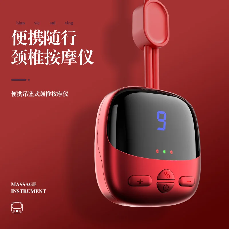 

Heated Ems electric pendant neck massage device