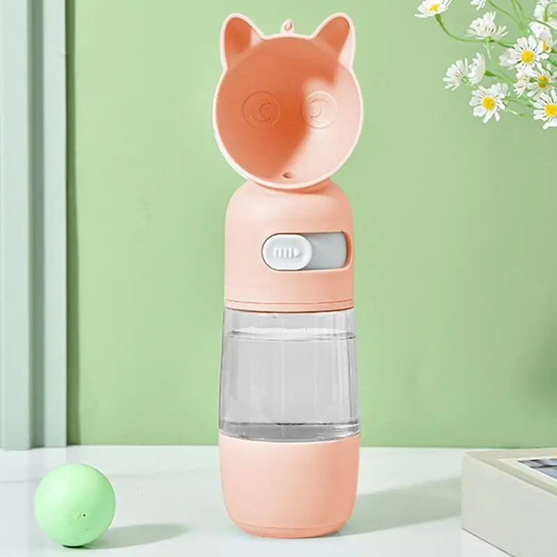Travel Water Bottle For Dogs Leak Proof Kettle Drinking Feeder With Food Container Outdoor Accessories For Walking