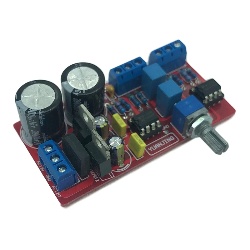 

ABGZ-NE5532 плата предварительного усилителя HIFI для энтузиастов, звуковая панель с фильтрующим конденсатором 1800UF/16V