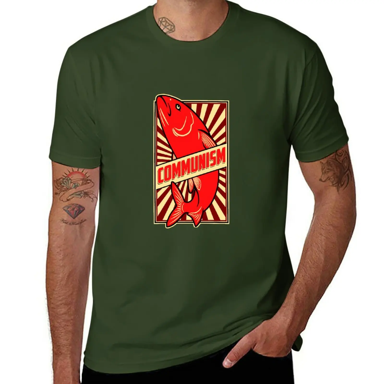 

New Just A Red Herring T-Shirt quick drying shirt plus size tops designer t shirt men