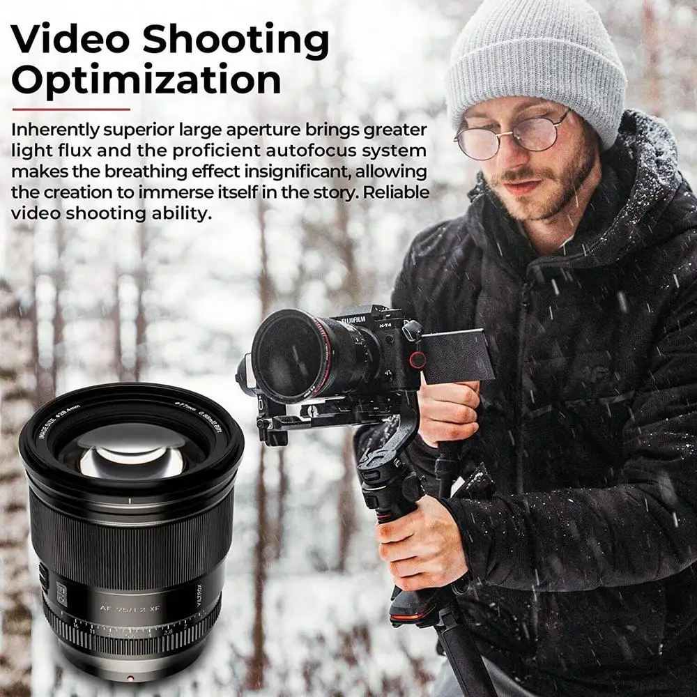 75mm F1.2 Pro Fuji X Lens Auto Focus Large Aperture Portrait APS-C for Fujifilm