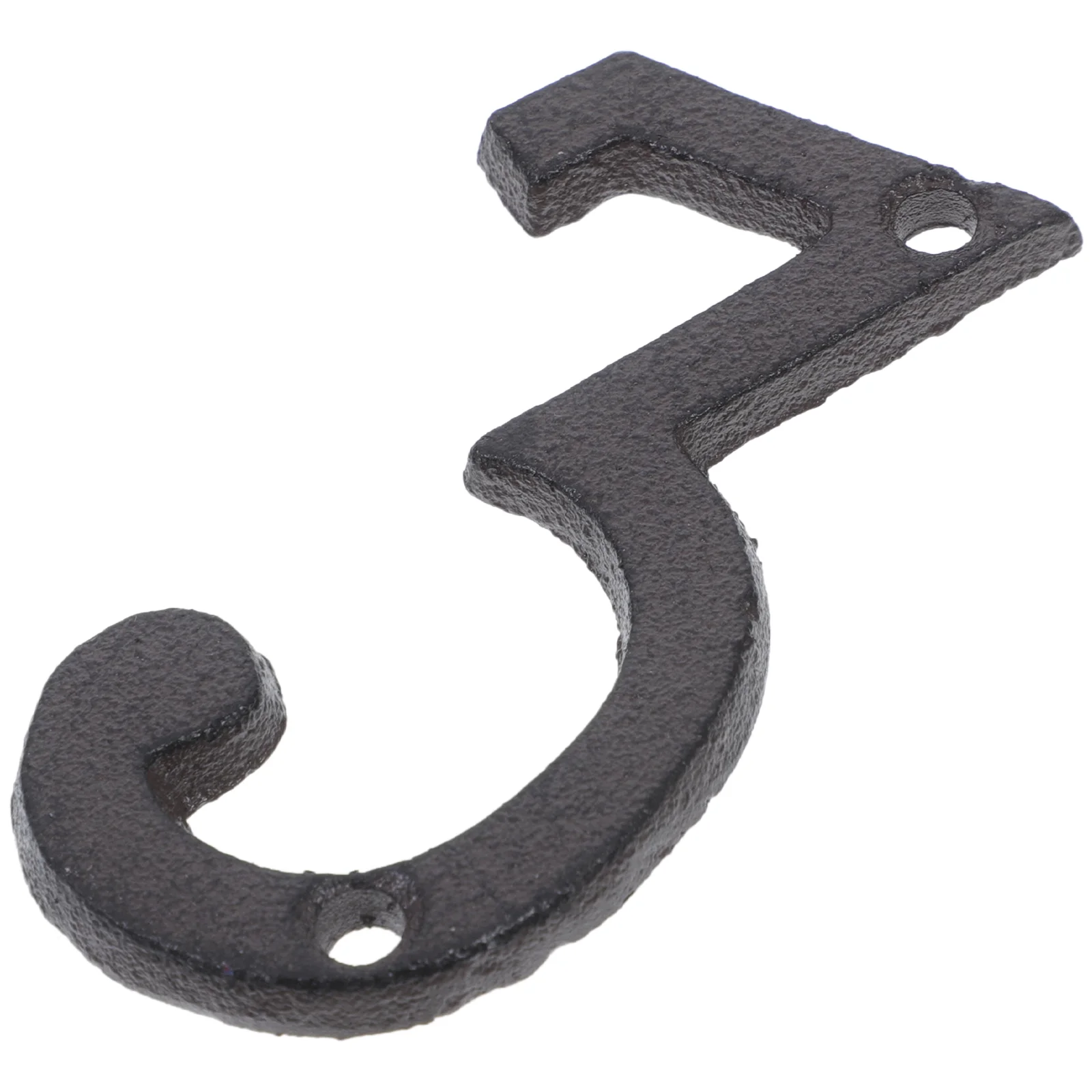 Cast Iron Numerals Mailbox Post Numbers House Address Door for outside Metal Sign