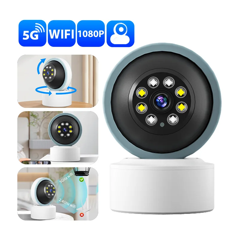 5G Smart wifi Auto surveillance cameras USB 1080P Indoor 2MP CCTV night