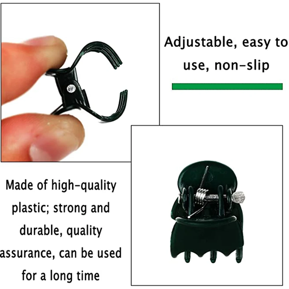 20pcs Phalaenopsis Orchid Gardening Clip Vine Fixing Clip Plastic Grafting Clip Plant Support Garden Tool Accessories