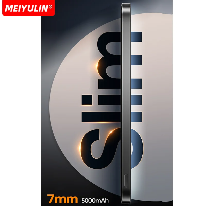 10000mAh Metal Magnetic Wireless Power Bank Portable Phone Fast Charger External Spare Battery for Magsafe iPhone Apple Watch 6