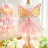 Cat Dog Princess Dress Clothes Rabbit Bunny Kitten Butterfly Costume Schnauzer Chihuahua Puppy Summer Sweet Mesh Dress 원피스 고양이 옷 4