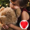 Bear Small Heartbeat Simulator Toy Plush Animals Bunny Simulation Pet Cat Stuffed Red Electronic Component 2